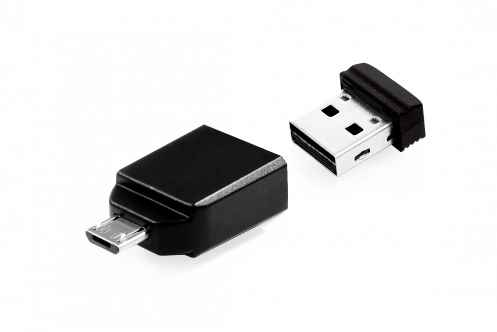 16GB NANO USB Drive with with Micro USB (OTG) Adapter