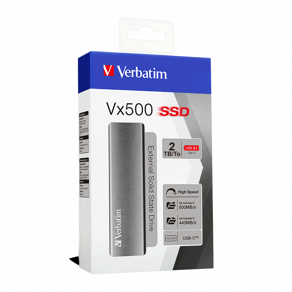 Vx500 External SSD USB 3.2 Gen 2 2TB
